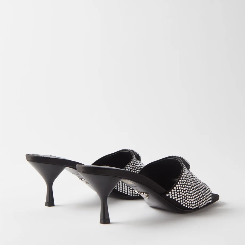 New Prada Crystal embellished mule 37 $1,695 - Picture 6 of 15